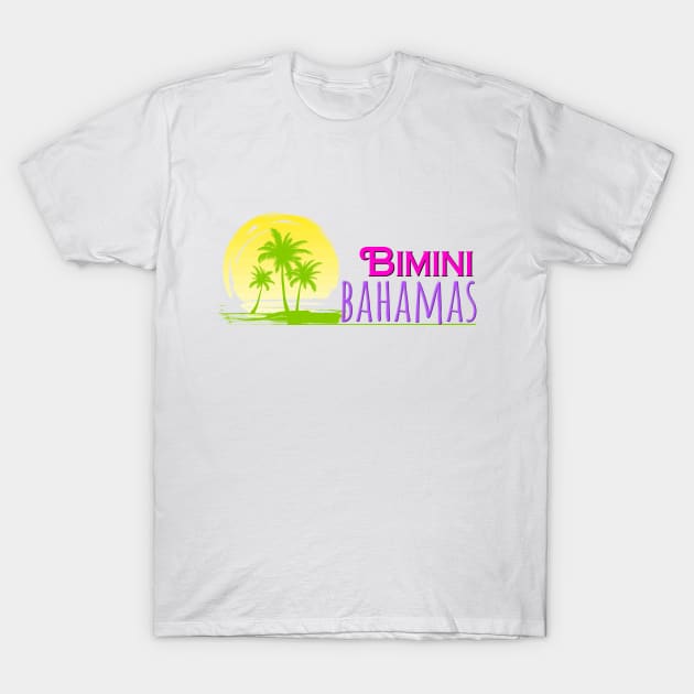 Life's a Beach: Bimini, Bahamas T-Shirt by Naves